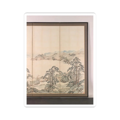 Nukina Kaioku - Lake Biwa in Four Seasons - 1834 v18 - STICKER Vinyl Kiss-Cut Decal