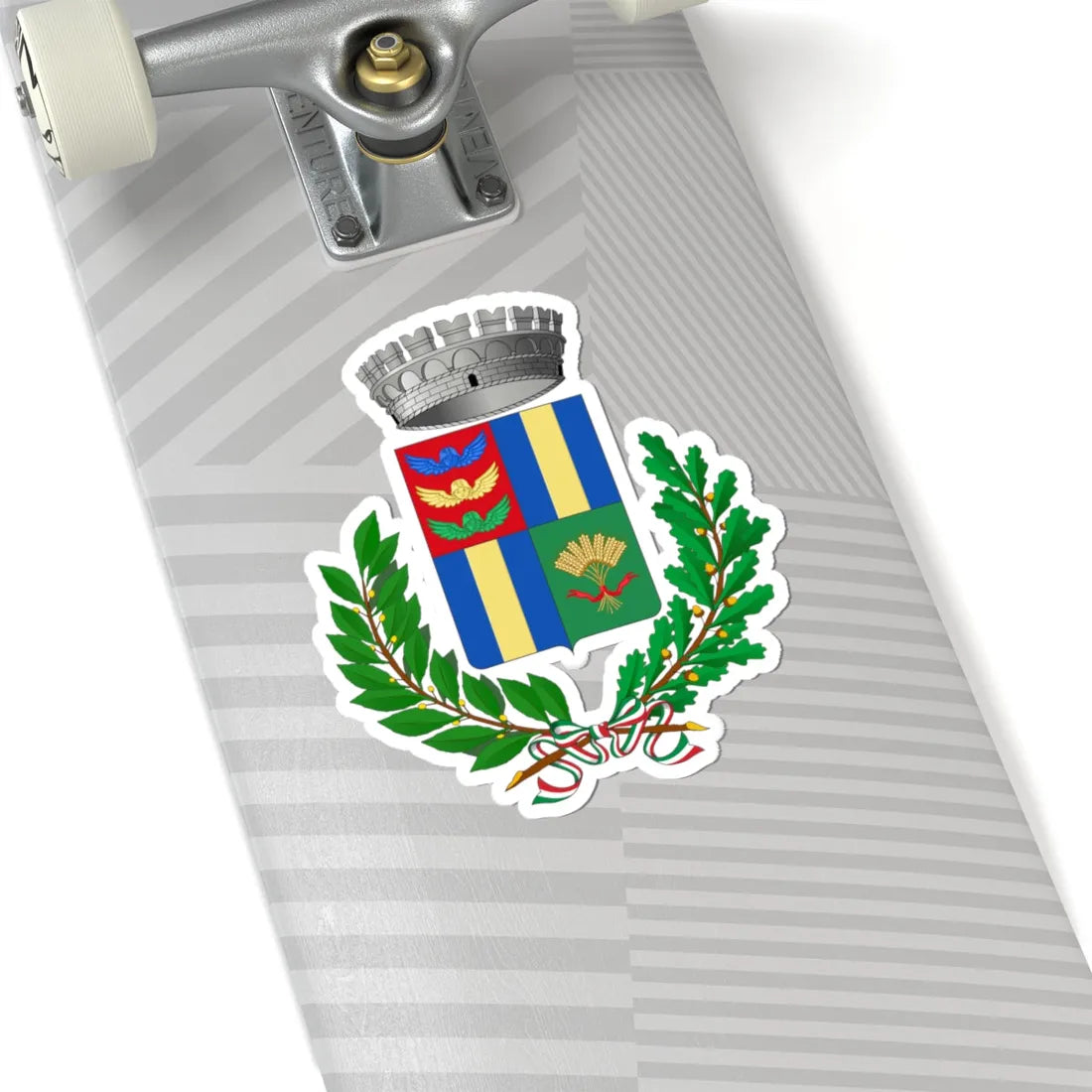 Nulvi-Stemma (Italy) (Coat of Arms) STICKER Vinyl Kiss-Cut Decal - The Sticker Space