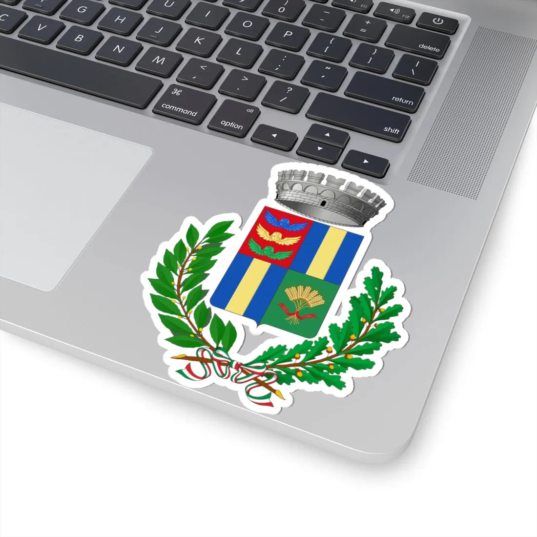 Nulvi-Stemma (Italy) (Coat of Arms) STICKER Vinyl Kiss-Cut Decal - The Sticker Space