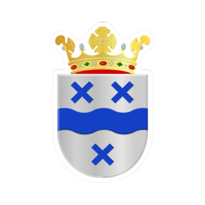 Numansdorp wapen (Netherlands) (Coat of Arms) STICKER Vinyl Kiss-Cut Decal 2 Inch White - The Sticker Space