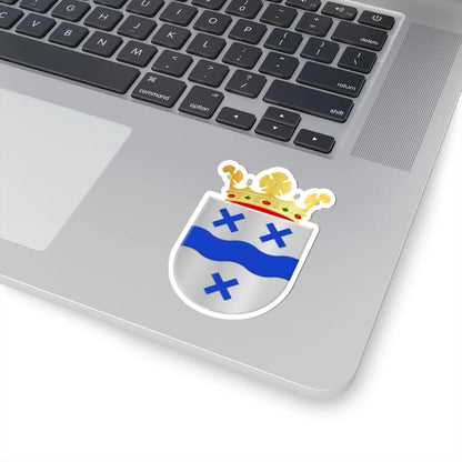 Numansdorp wapen (Netherlands) (Coat of Arms) STICKER Vinyl Kiss-Cut Decal - The Sticker Space
