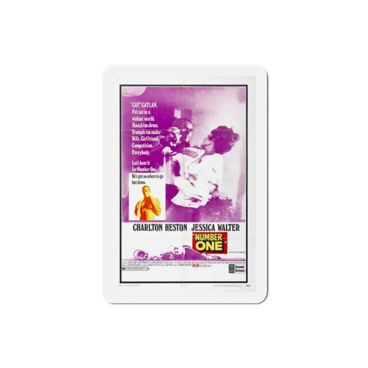 Number One 1969 Movie Poster Refrigerator Magnet 2 Inch - The Sticker Space