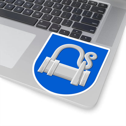 Nummi-Pusula.vaakuna (Finland) (Coat of Arms) STICKER Vinyl Kiss-Cut Decal - The Sticker Space