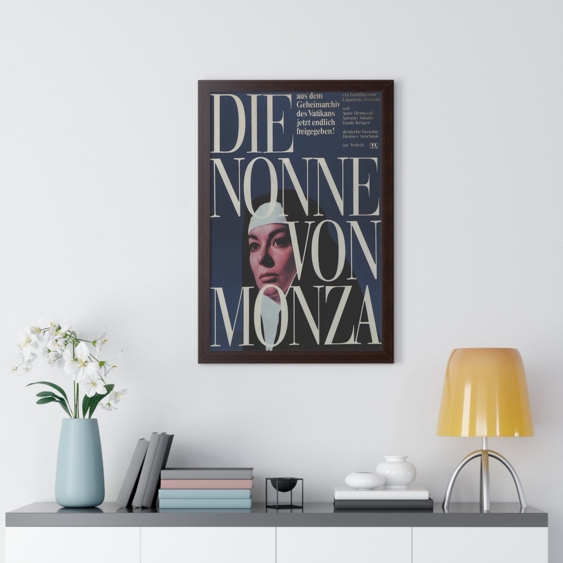 NUN OF MONZA 1969 - Framed Movie Poster-The Sticker Space