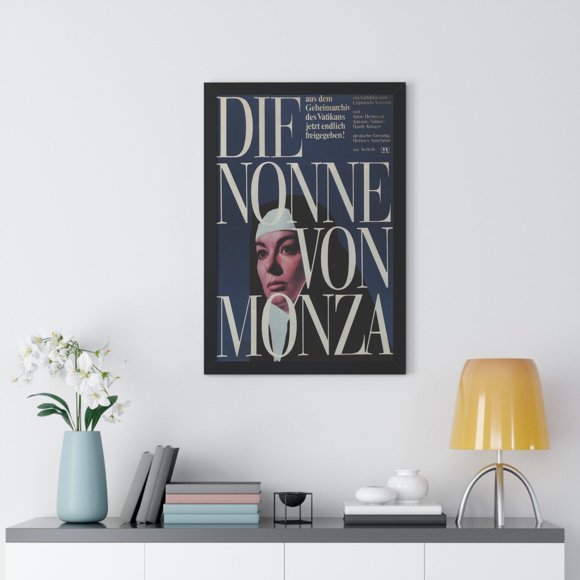 NUN OF MONZA 1969 - Framed Movie Poster-The Sticker Space