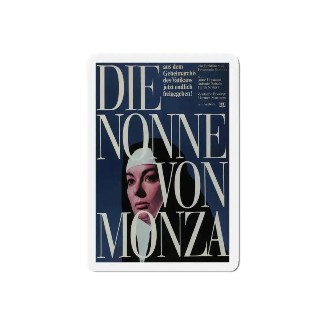 NUN OF MONZA 1969 Movie Poster - Refrigerator Magnet 6 Inch Die-Cut - The Sticker Space