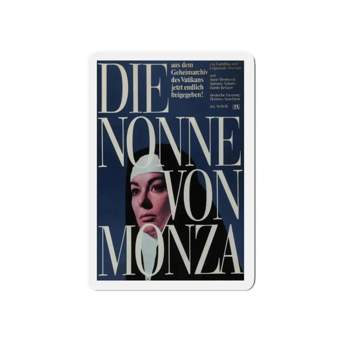 NUN OF MONZA 1969 Movie Poster - Refrigerator Magnet - The Sticker Space