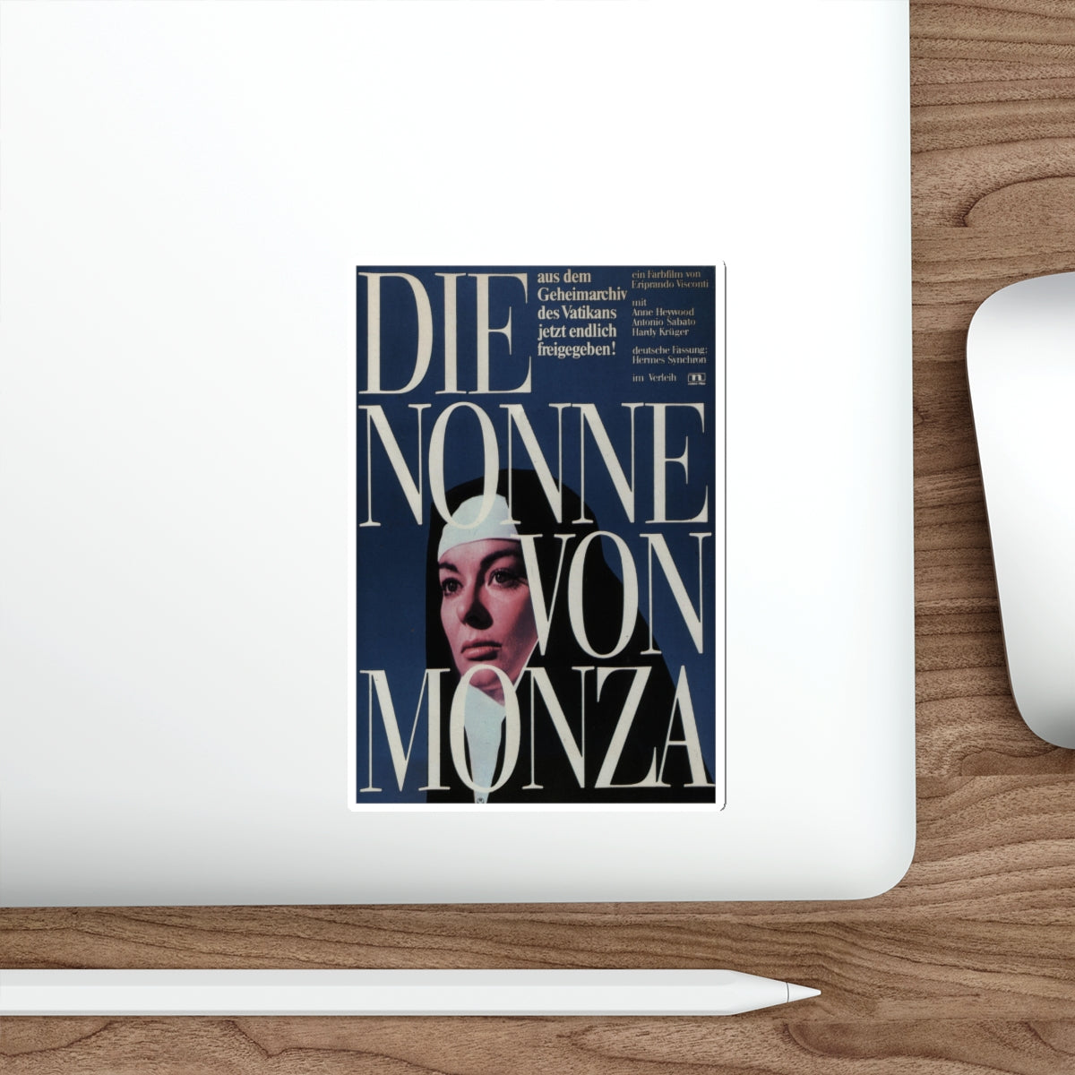 NUN OF MONZA 1969 Movie Poster STICKER Vinyl Die-Cut Decal-The Sticker Space