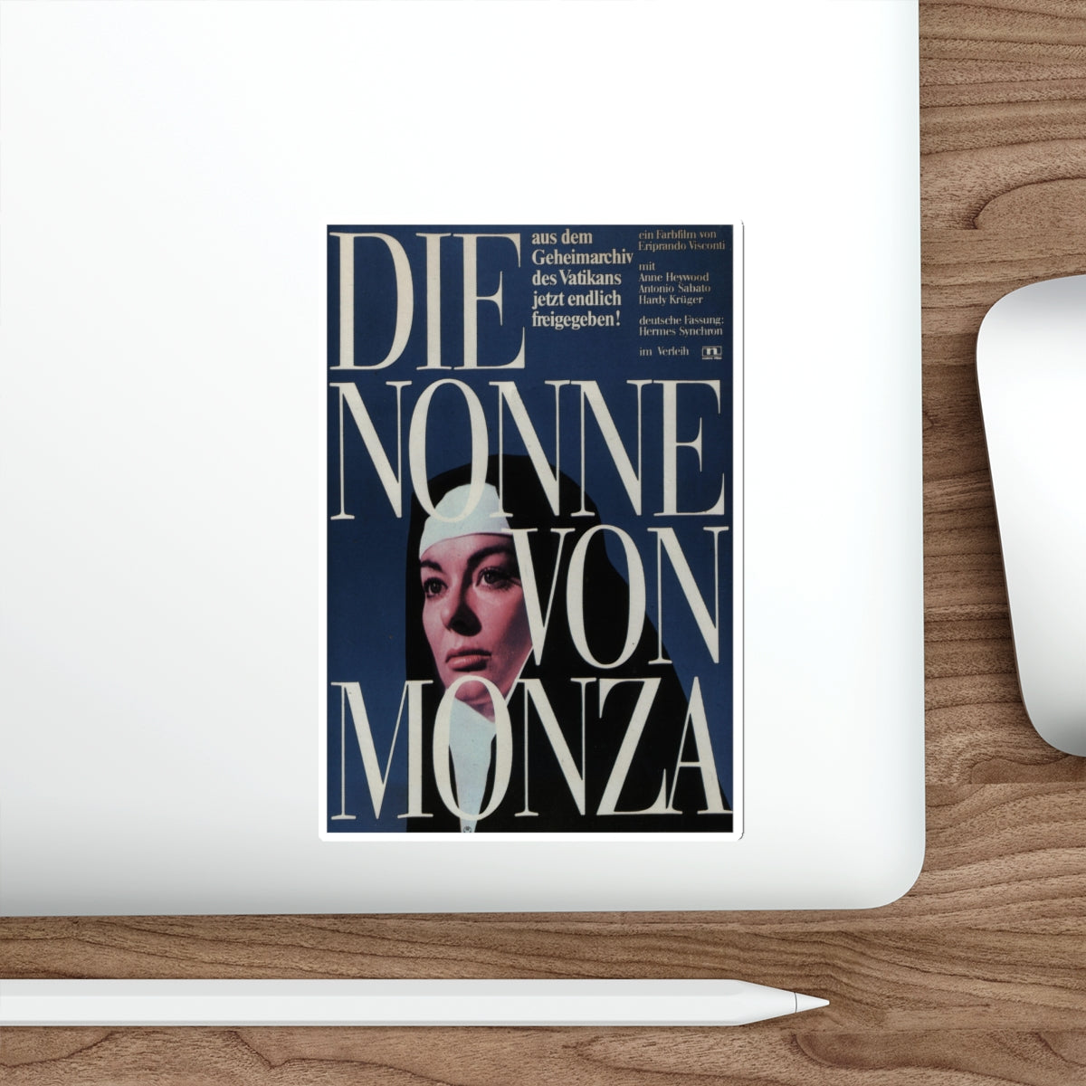 NUN OF MONZA 1969 Movie Poster STICKER Vinyl Die-Cut Decal-The Sticker Space