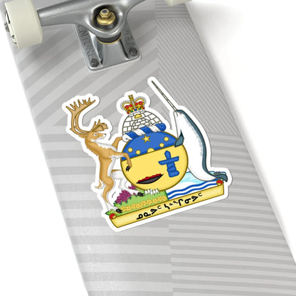 Nunavut coat of arms (Canada) (Coat of Arms) STICKER Vinyl Kiss-Cut Decal - The Sticker Space