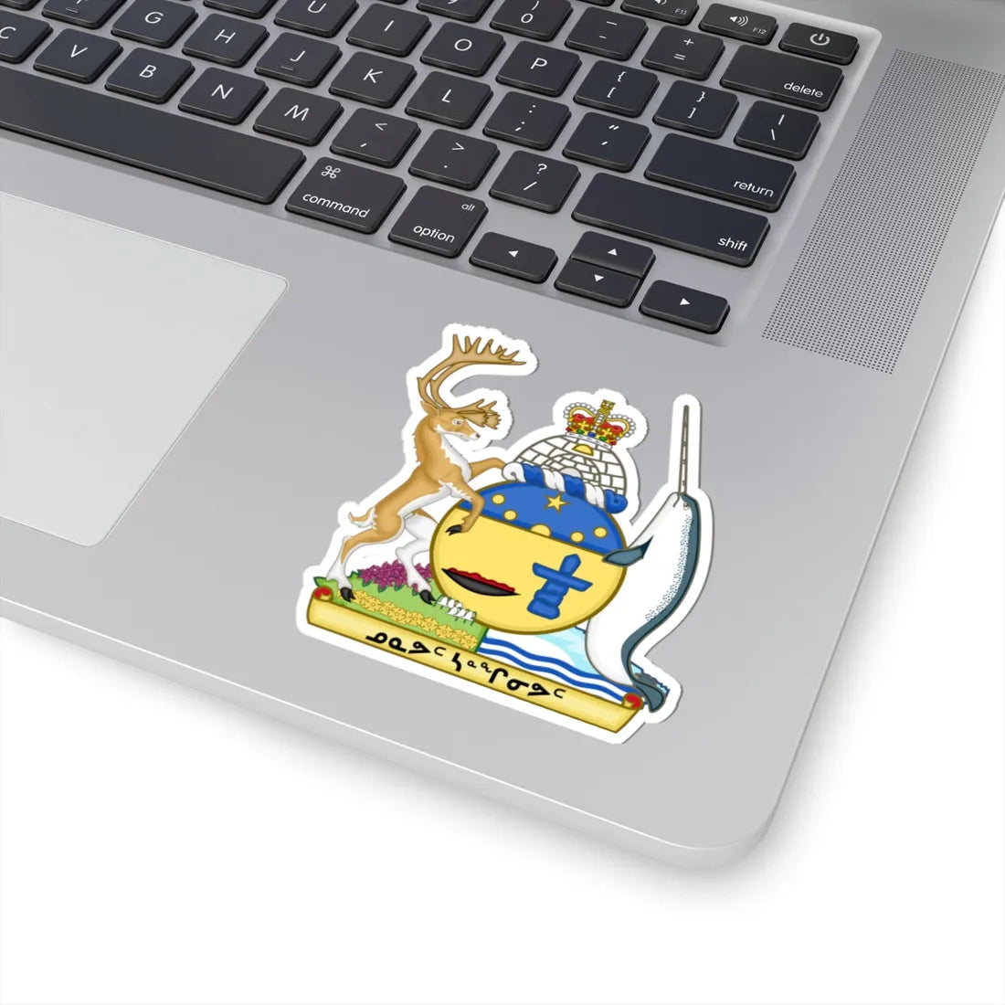 Nunavut coat of arms (Canada) (Coat of Arms) STICKER Vinyl Kiss-Cut Decal - The Sticker Space