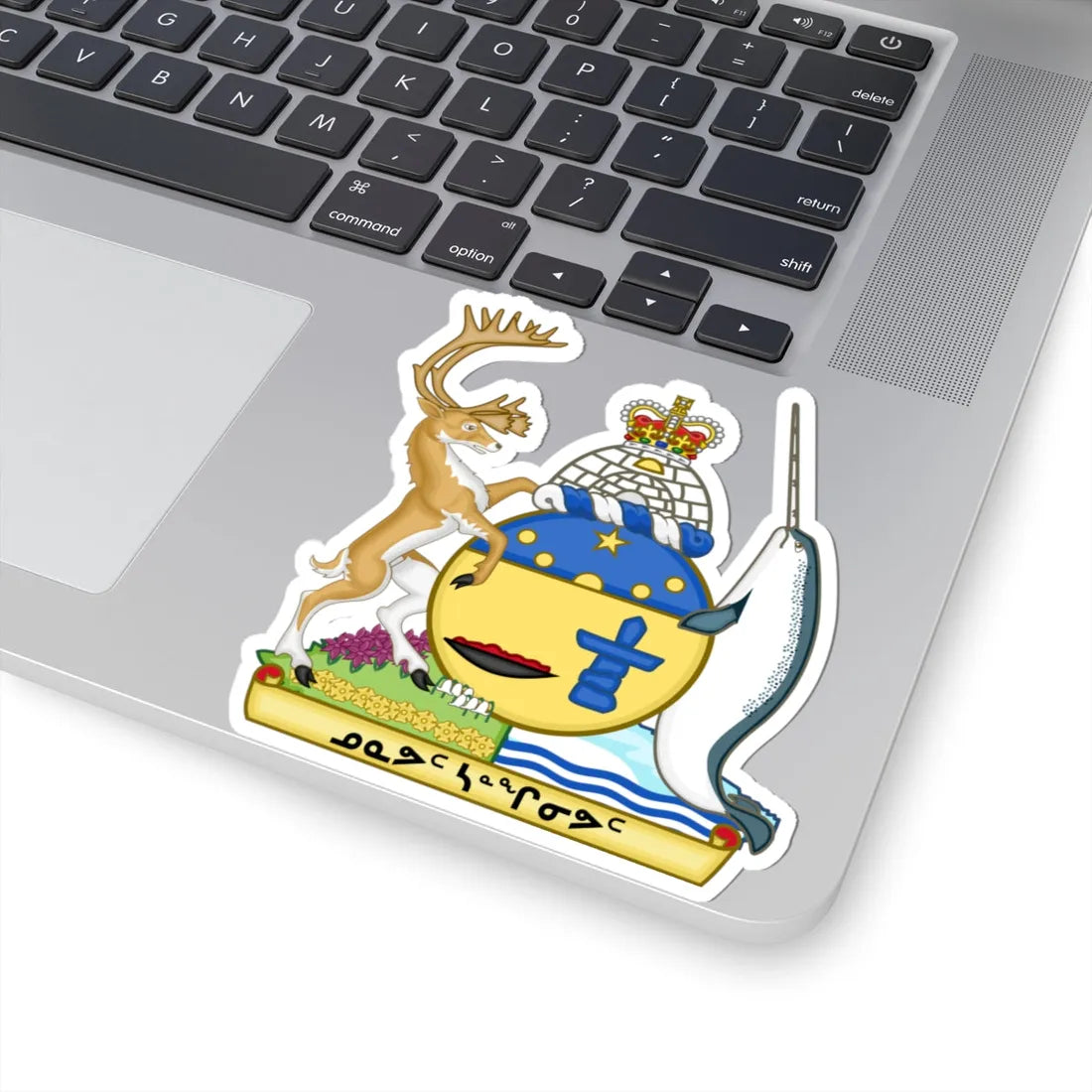 Nunavut coat of arms (Canada) (Coat of Arms) STICKER Vinyl Kiss-Cut Decal - The Sticker Space