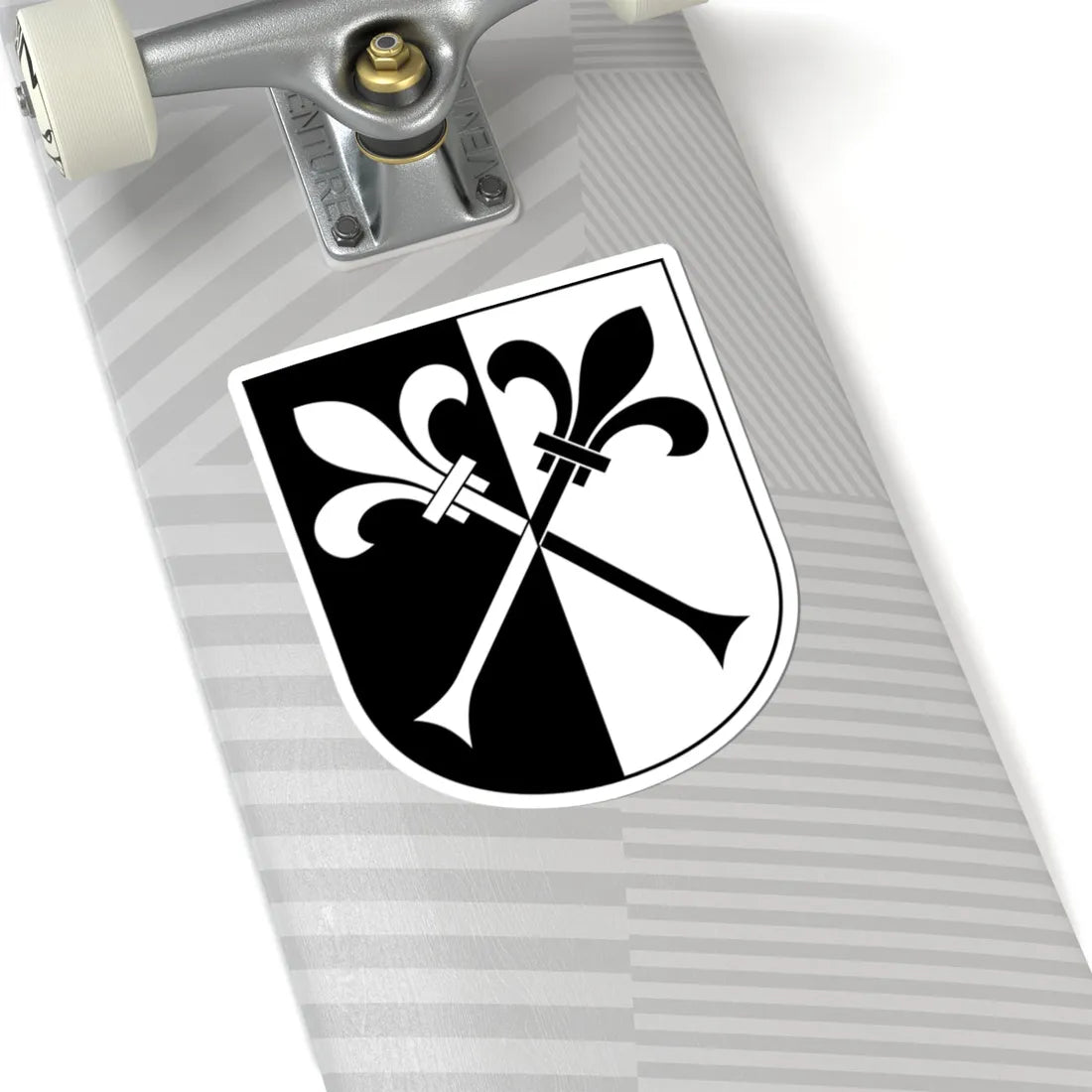 Nunningen-blazon (Switzerland) (Coat of Arms) STICKER Vinyl Kiss-Cut Decal - The Sticker Space