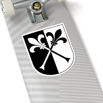 Nunningen-blazon (Switzerland) (Coat of Arms) STICKER Vinyl Kiss-Cut Decal - The Sticker Space