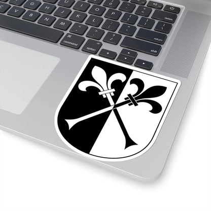 Nunningen-blazon (Switzerland) (Coat of Arms) STICKER Vinyl Kiss-Cut Decal - The Sticker Space