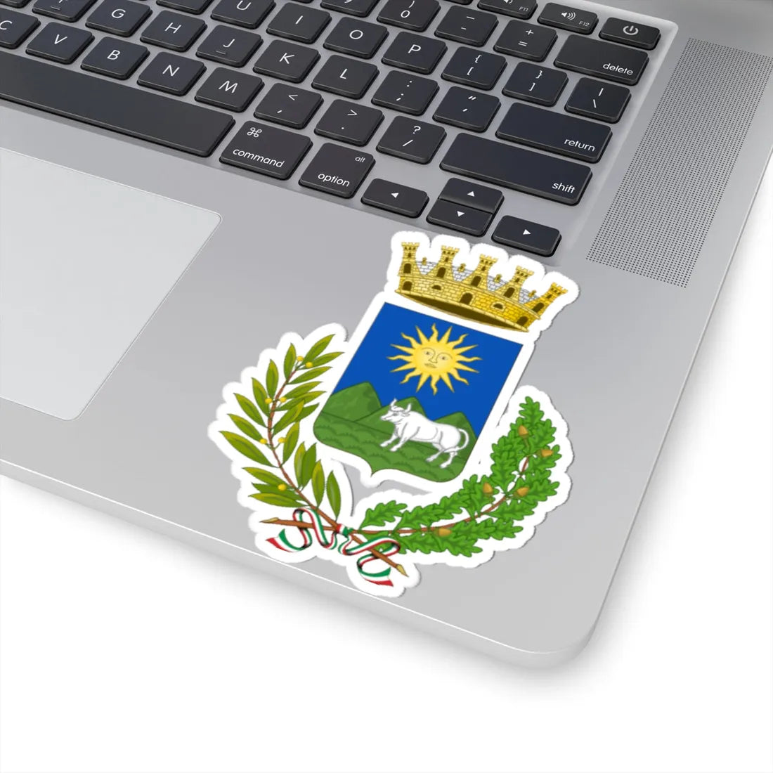 Nuoro-Stemma (Italy) (Coat of Arms) STICKER Vinyl Kiss-Cut Decal - The Sticker Space