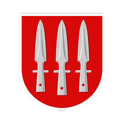 Nurmes.vaakuna (Finland) (Coat of Arms) STICKER Vinyl Kiss-Cut Decal 2 Inch White - The Sticker Space