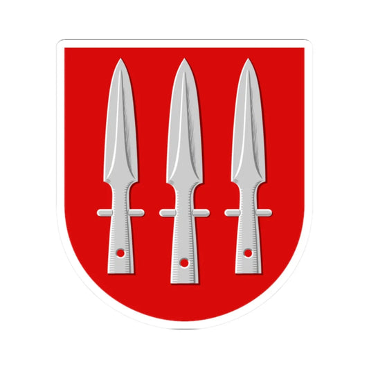 Nurmes.vaakuna (Finland) (Coat of Arms) STICKER Vinyl Kiss-Cut Decal 2 Inch White - The Sticker Space