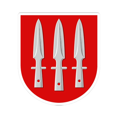 Nurmes.vaakuna (Finland) (Coat of Arms) STICKER Vinyl Kiss-Cut Decal 3 Inch White - The Sticker Space