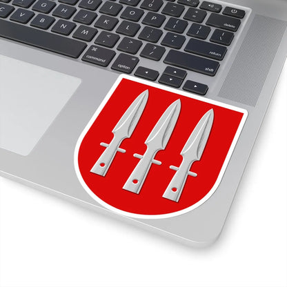 Nurmes.vaakuna (Finland) (Coat of Arms) STICKER Vinyl Kiss-Cut Decal - The Sticker Space