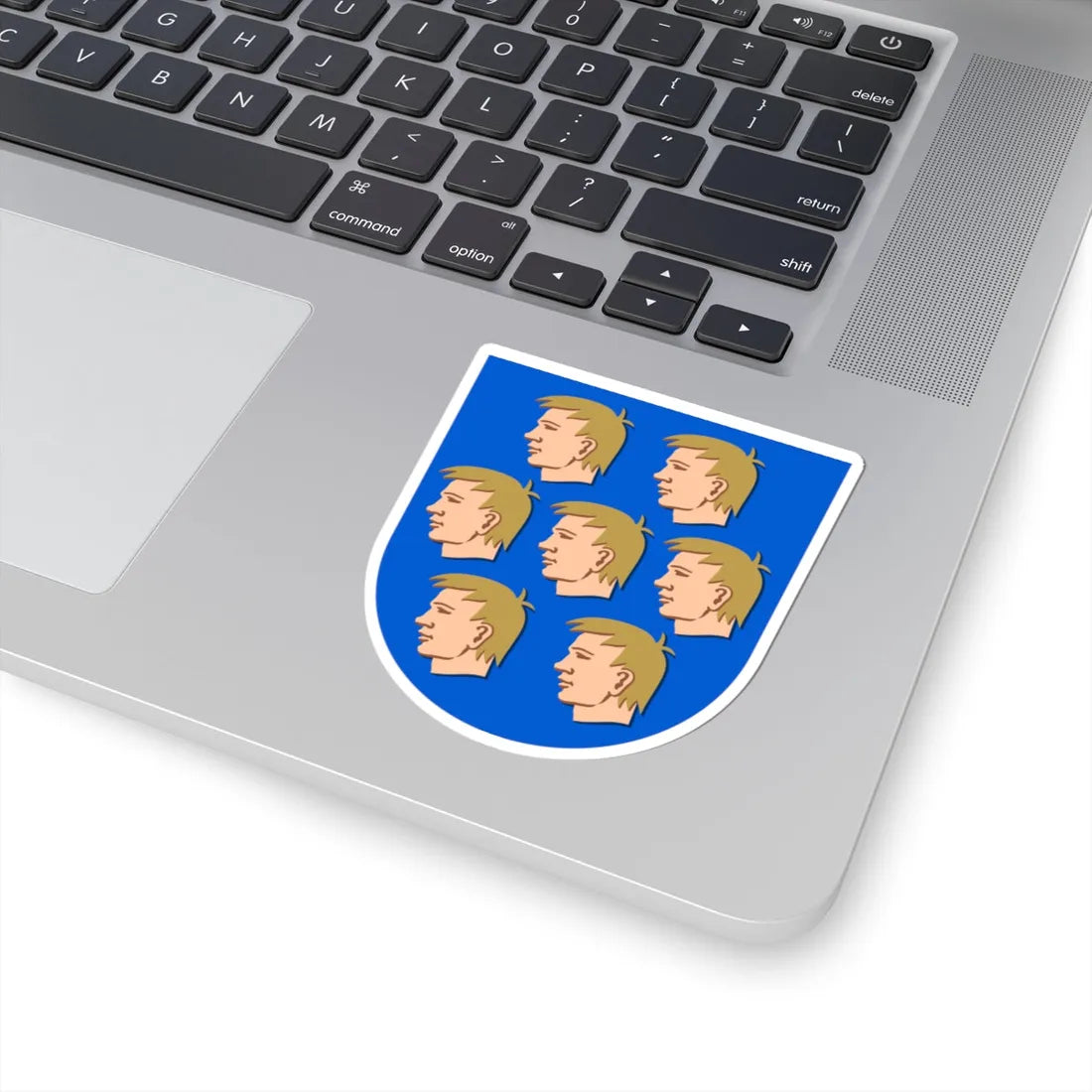 Nurmijarvi.vaakuna (Finland) (Coat of Arms) STICKER Vinyl Kiss-Cut Decal - The Sticker Space