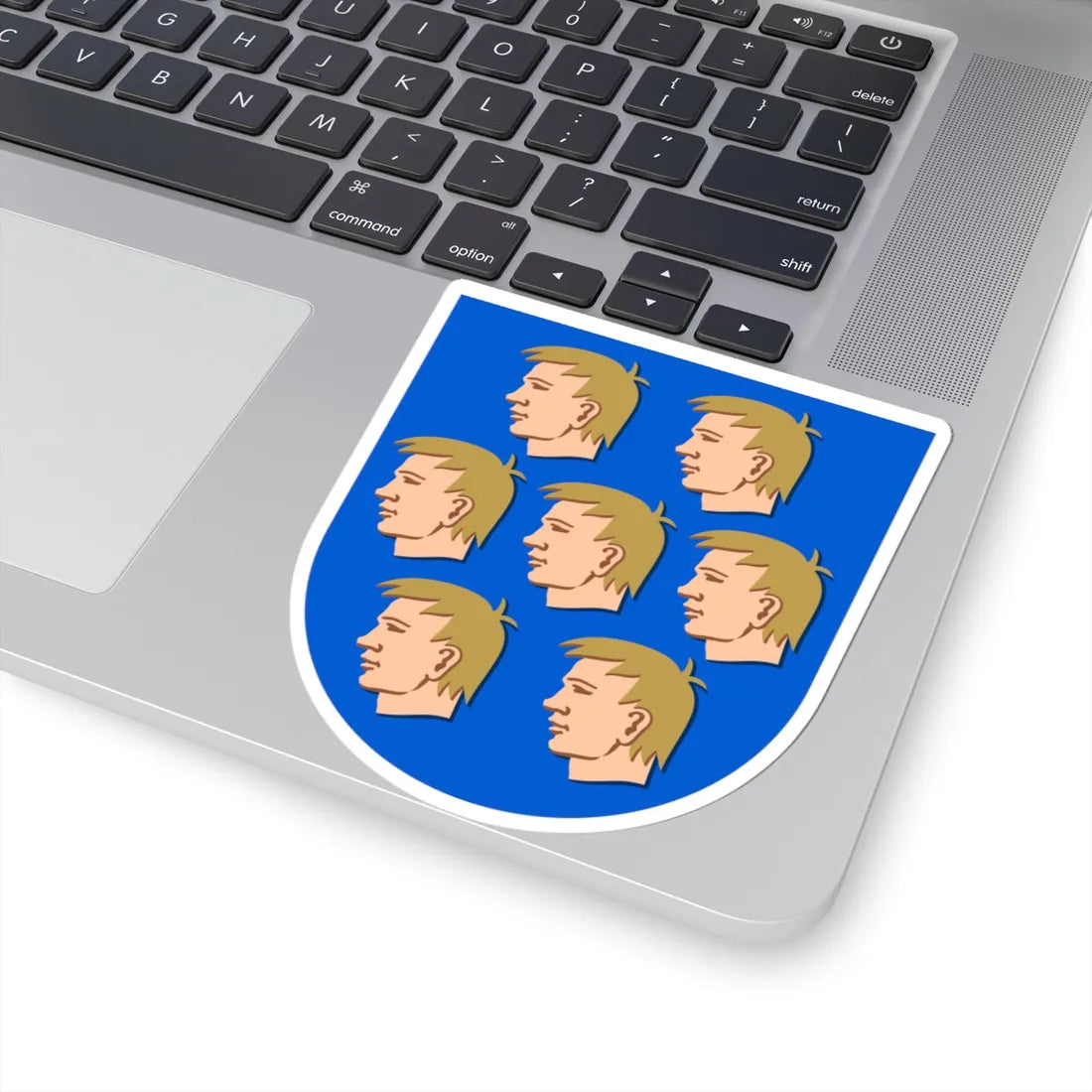 Nurmijarvi.vaakuna (Finland) (Coat of Arms) STICKER Vinyl Kiss-Cut Decal - The Sticker Space
