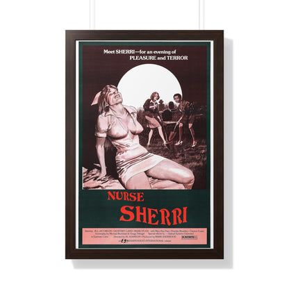 NURSE SHERRI 1977 - Framed Movie Poster-20" x 30"-The Sticker Space