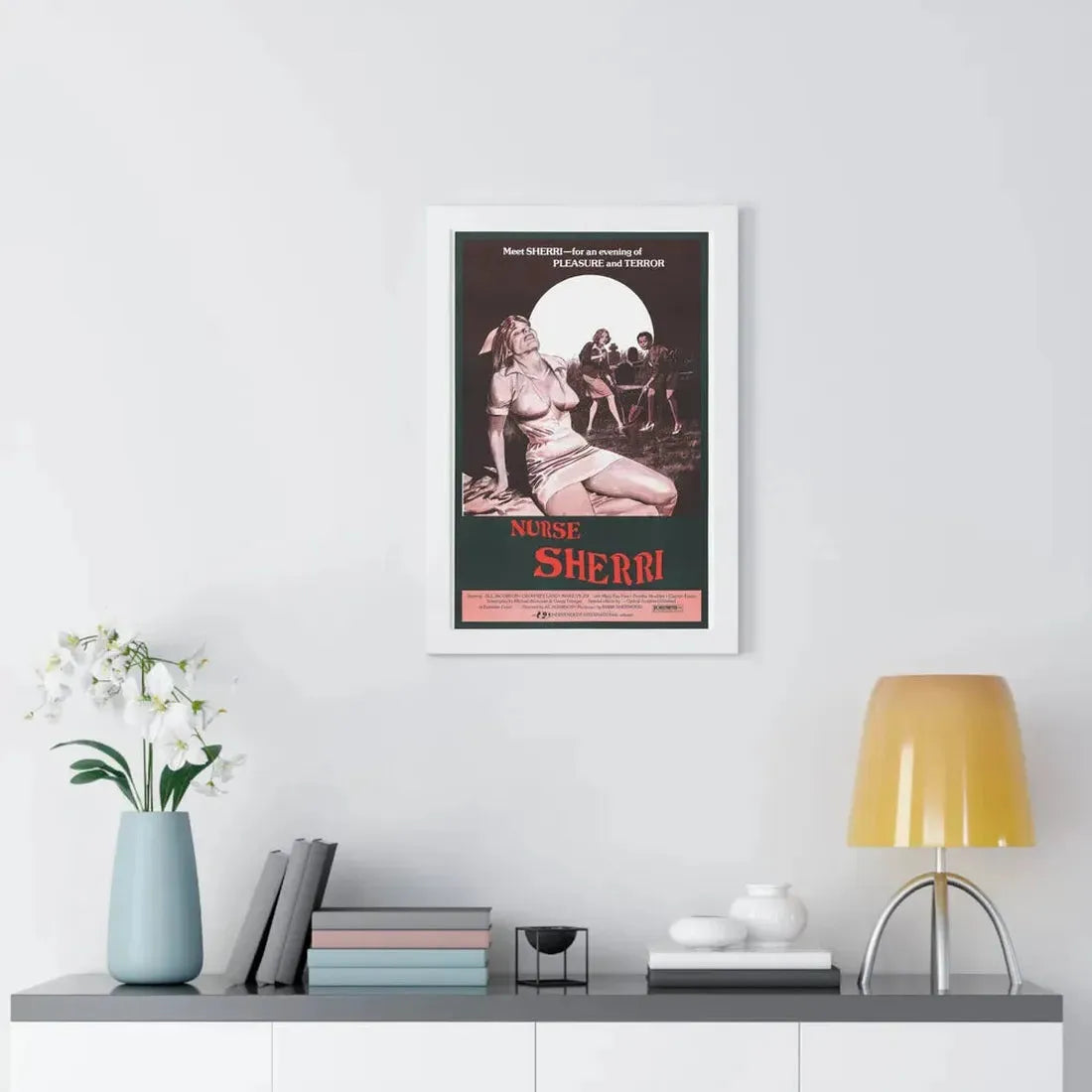 NURSE SHERRI 1977 - Framed Movie Poster - The Sticker Space