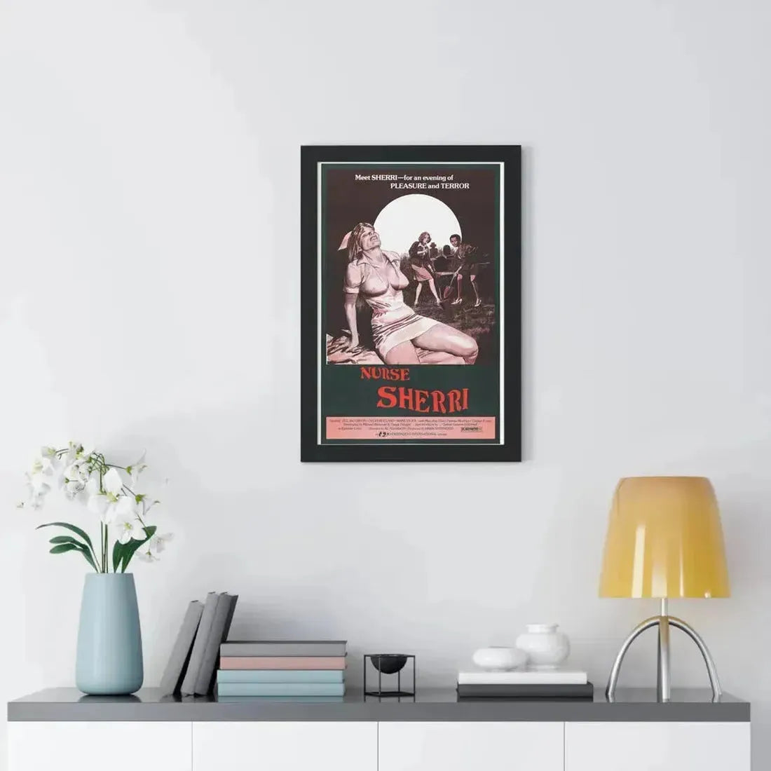NURSE SHERRI 1977 - Framed Movie Poster - The Sticker Space