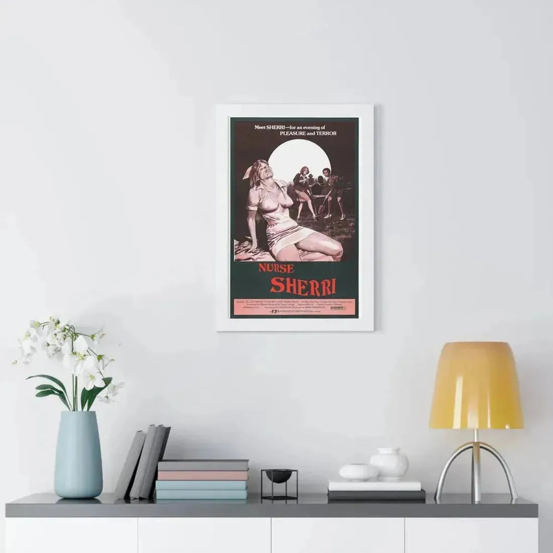 NURSE SHERRI 1977 - Framed Movie Poster - The Sticker Space