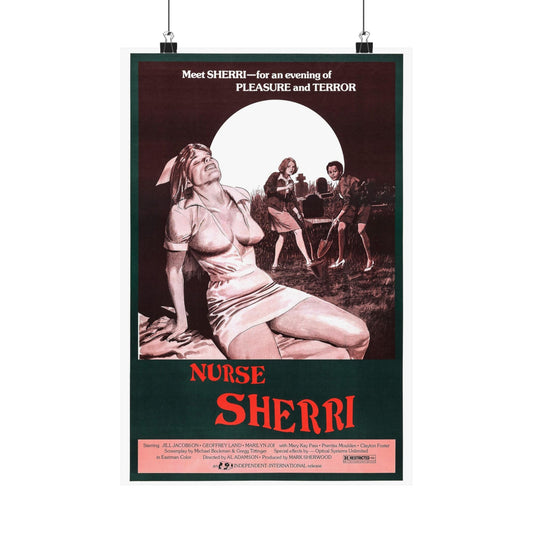 NURSE SHERRI 1977 - Paper Movie Poster-12″ x 18″-The Sticker Space