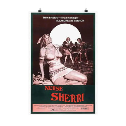 NURSE SHERRI 1977 - Paper Movie Poster 16″ x 24″ Matte - The Sticker Space