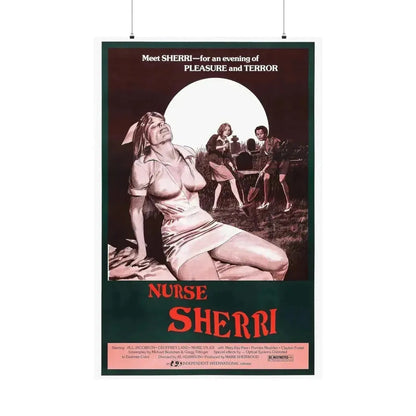 NURSE SHERRI 1977 - Paper Movie Poster 36" x 54" Matte - The Sticker Space