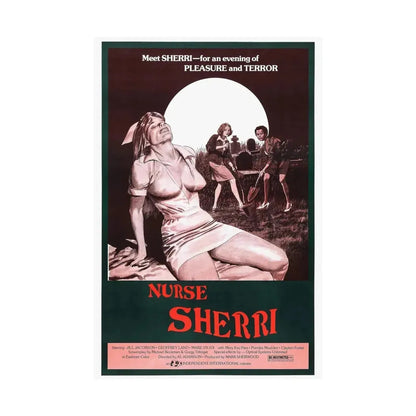 NURSE SHERRI 1977 - Paper Movie Poster - The Sticker Space