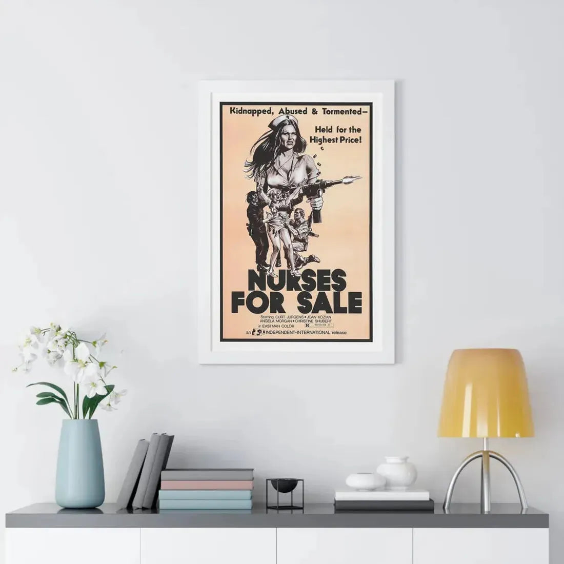 NURSES FOR SALE 1971 - Framed Movie Poster - The Sticker Space