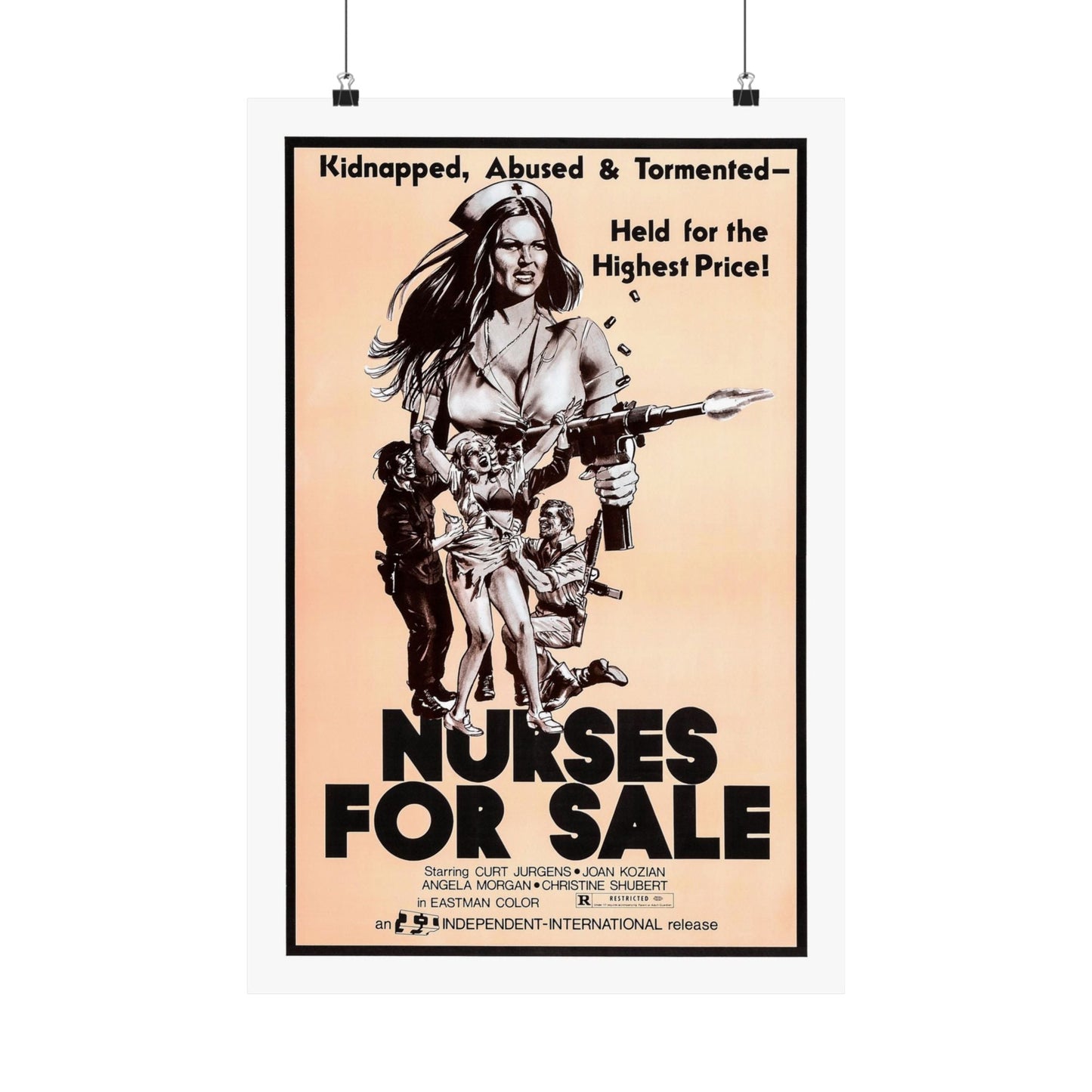 NURSES FOR SALE 1971 - Paper Movie Poster-16″ x 24″-The Sticker Space