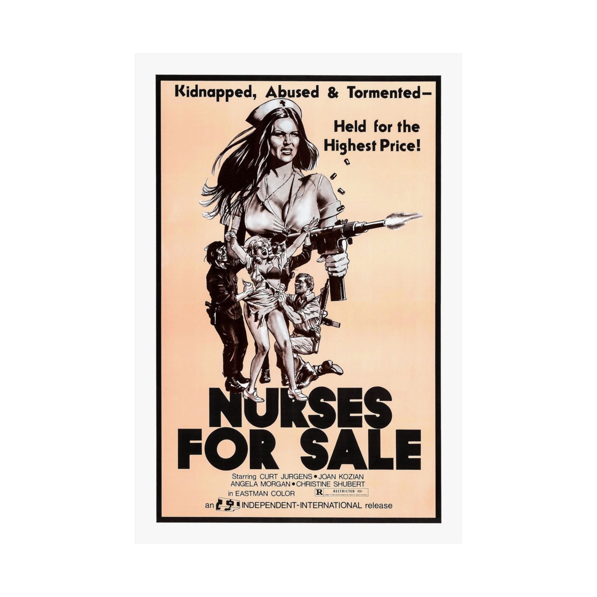 NURSES FOR SALE 1971 - Paper Movie Poster-The Sticker Space