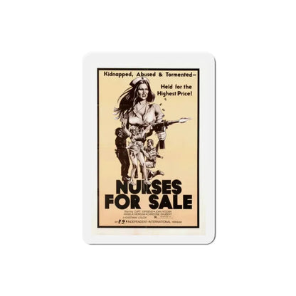 Nurses for Sale 1977 Movie Poster Refrigerator Magnet 2 Inch - The Sticker Space