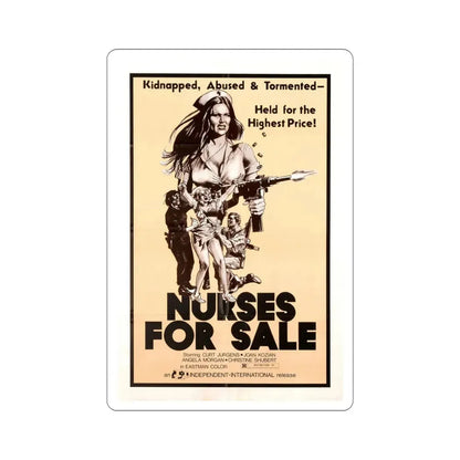 Nurses for Sale 1977 Movie Poster STICKER Vinyl Die-Cut Decal 5 Inch - The Sticker Space