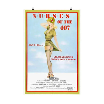 NURSES OF 407 (2) 1982 - Paper Movie Poster 20″ x 30″ Matte - The Sticker Space