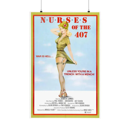 NURSES OF 407 (2) 1982 - Paper Movie Poster - The Sticker Space