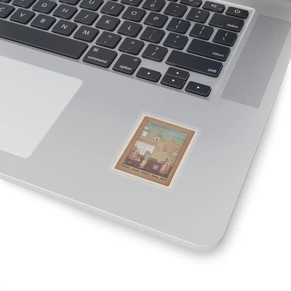 Nuruddin - Page from a Dispersed Rasikapriya (Lover's Breviary) - 1685 v1 - STICKER Vinyl Kiss-Cut Decal