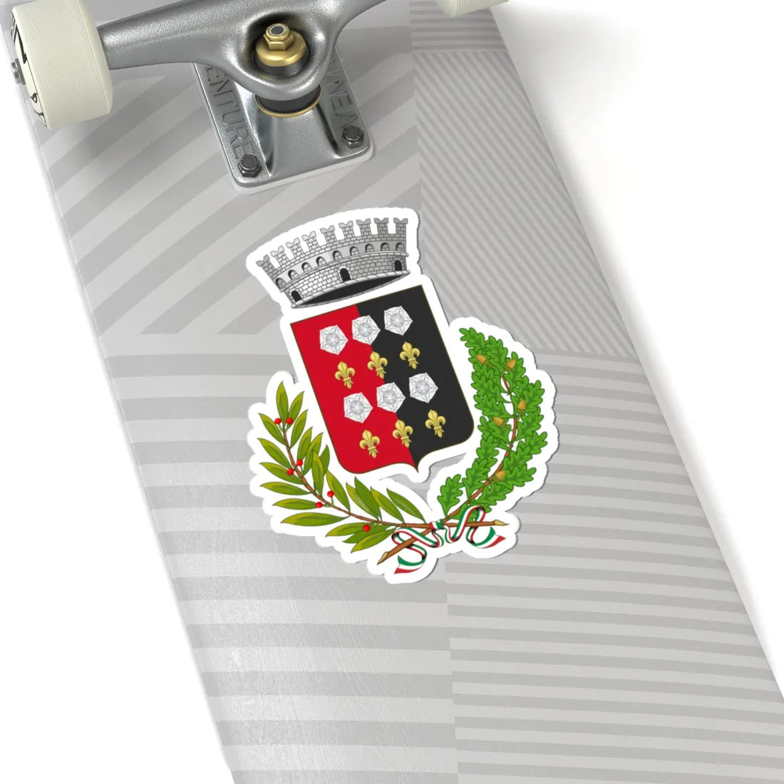 Nus-Stemma (Italy) (Coat of Arms) STICKER Vinyl Kiss-Cut Decal - The Sticker Space