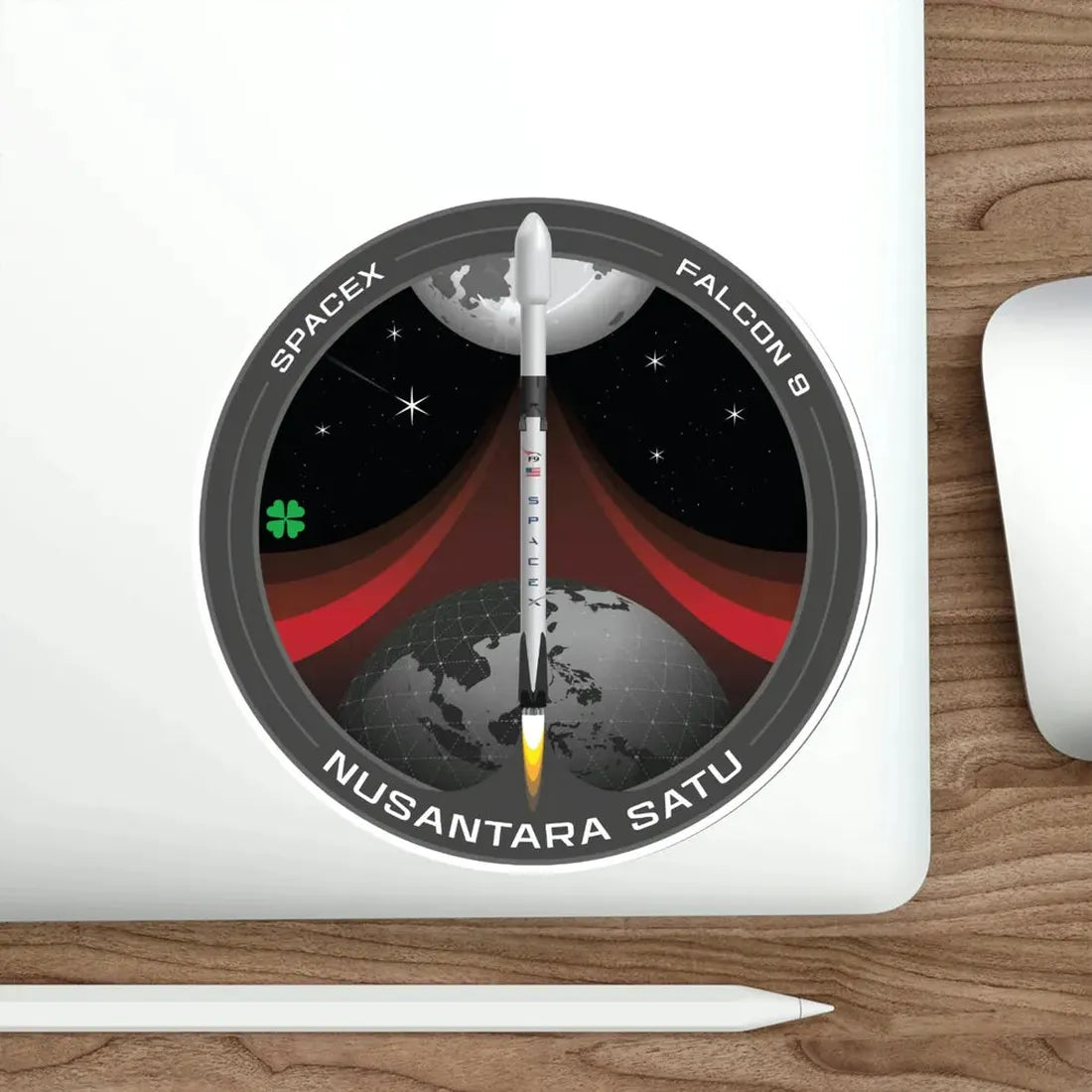 Nusantara Satu (SpaceX) STICKER Vinyl Die-Cut Decal - The Sticker Space