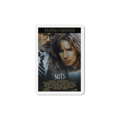 Nuts 1987 Movie Poster Die-Cut Magnet-5" x 5"-The Sticker Space