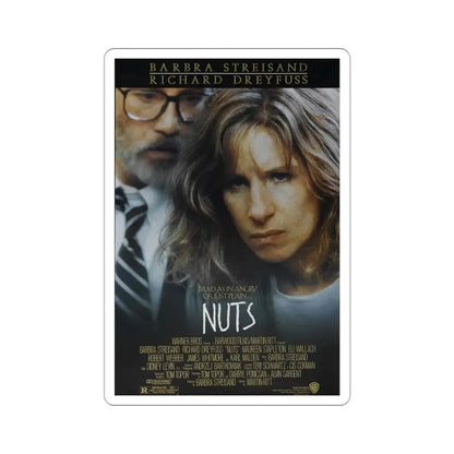 Nuts 1987 Movie Poster STICKER Vinyl Die-Cut Decal 3 Inch - The Sticker Space