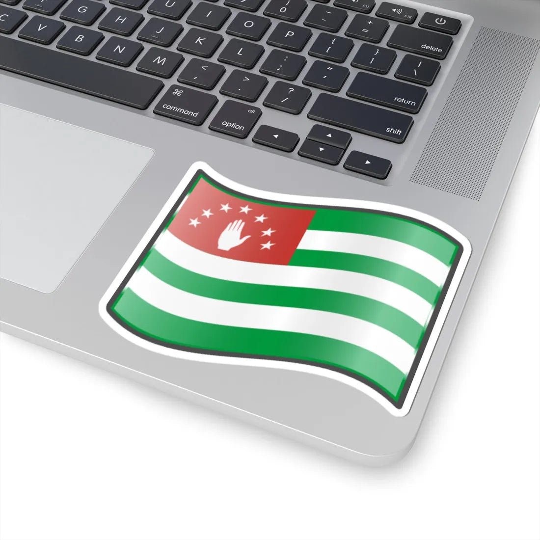 Nuvola Abkhazia flag STICKER Vinyl Kiss-Cut Decal - The Sticker Space