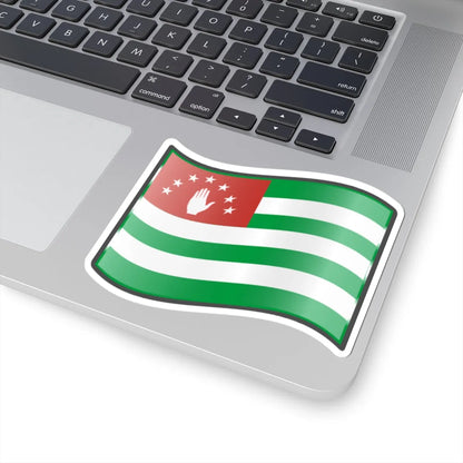 Nuvola Abkhazia flag STICKER Vinyl Kiss-Cut Decal - The Sticker Space