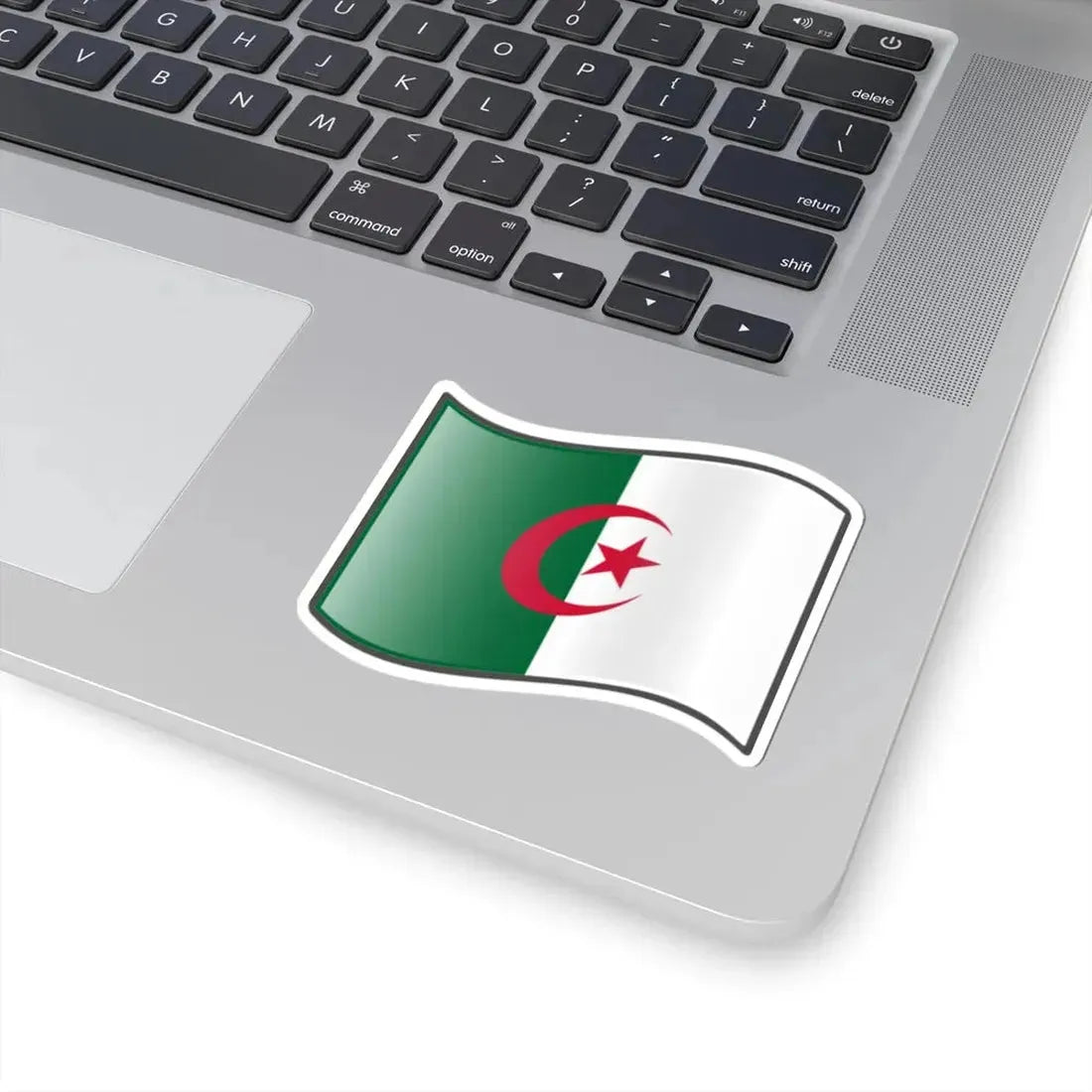 Nuvola Algerian flag (Algeria) STICKER Vinyl Kiss-Cut Decal - The Sticker Space