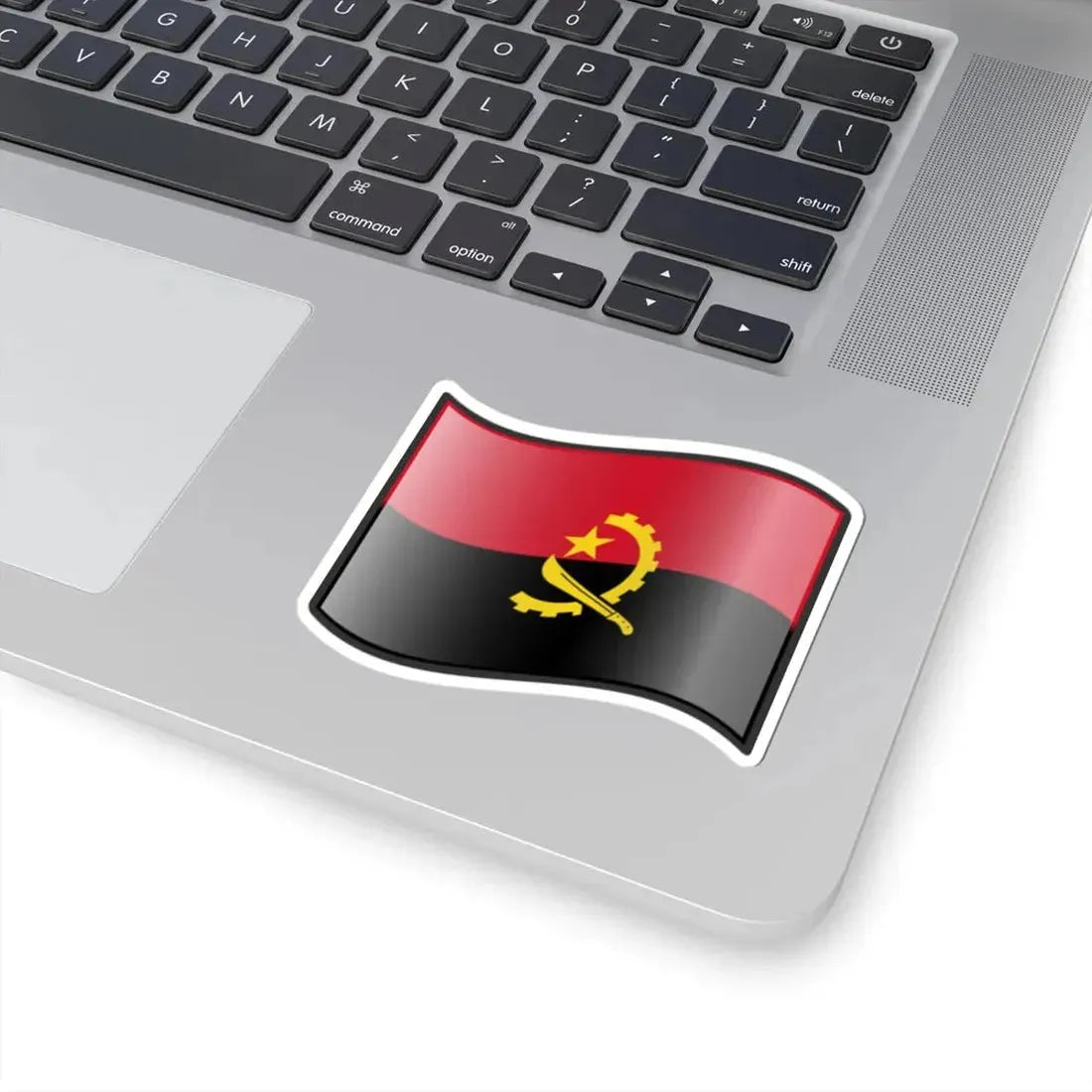 Nuvola Angolan flag (Angola) STICKER Vinyl Kiss-Cut Decal - The Sticker Space